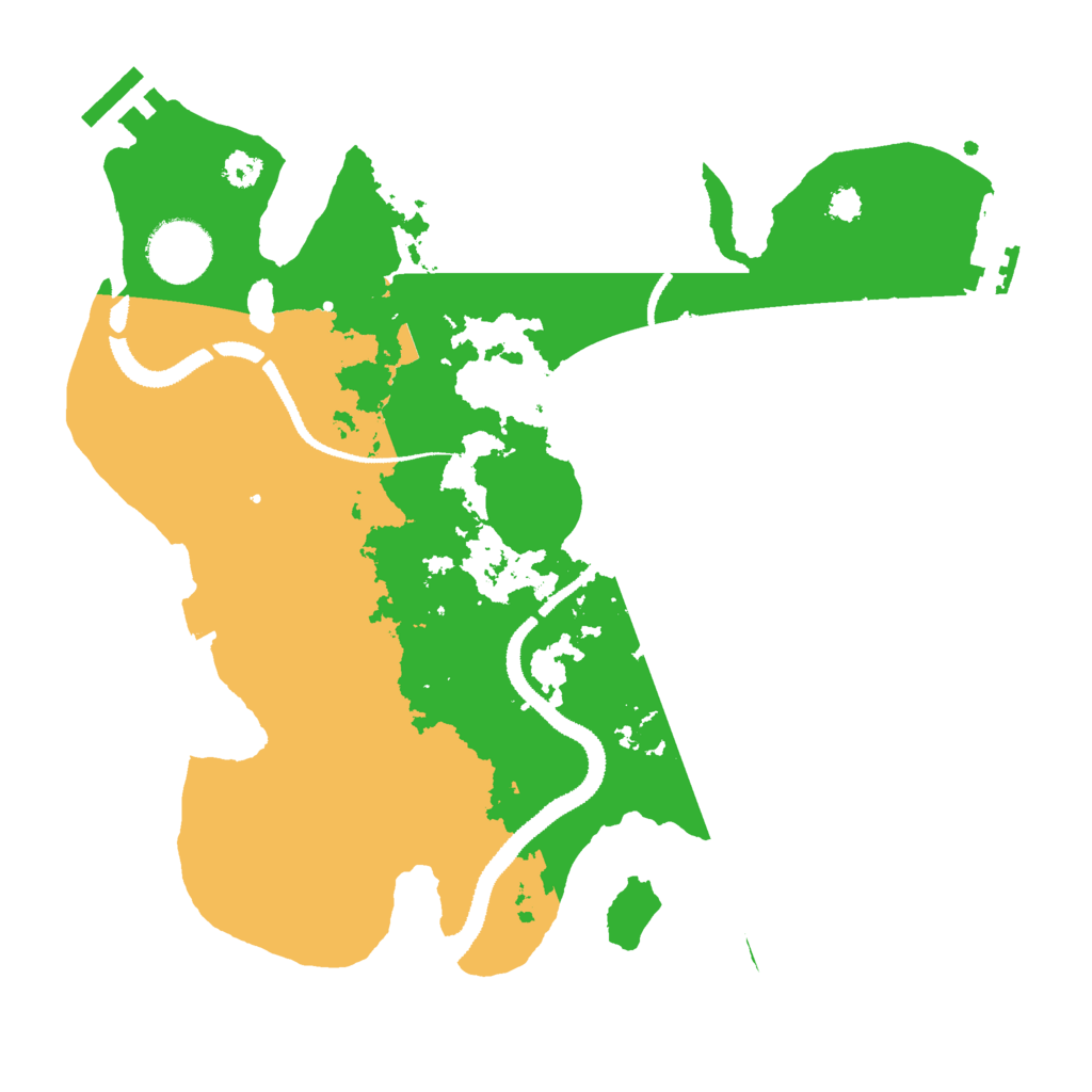 Biome Rust Map: Procedural Map, Size: 3000, Seed: 4119