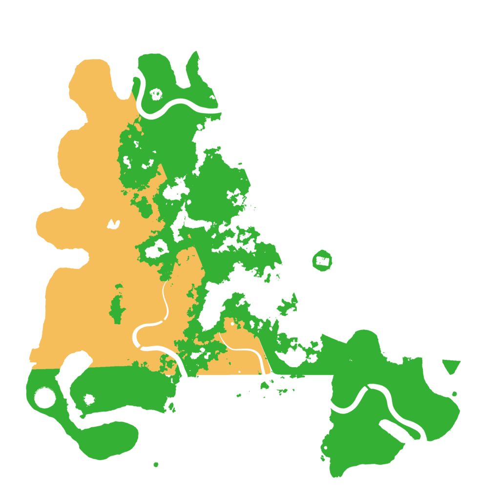Biome Rust Map: Procedural Map, Size: 4200, Seed: 32296915