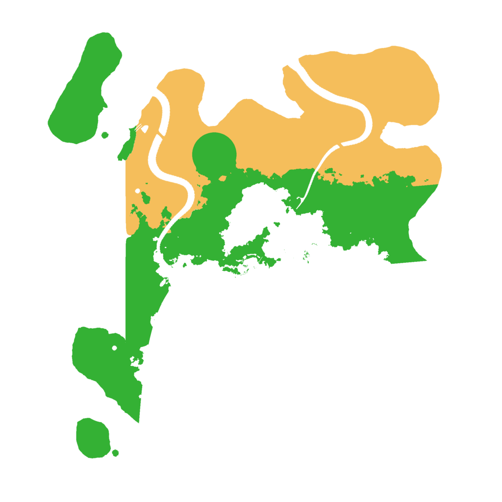Biome Rust Map: Procedural Map, Size: 3000, Seed: 184859478
