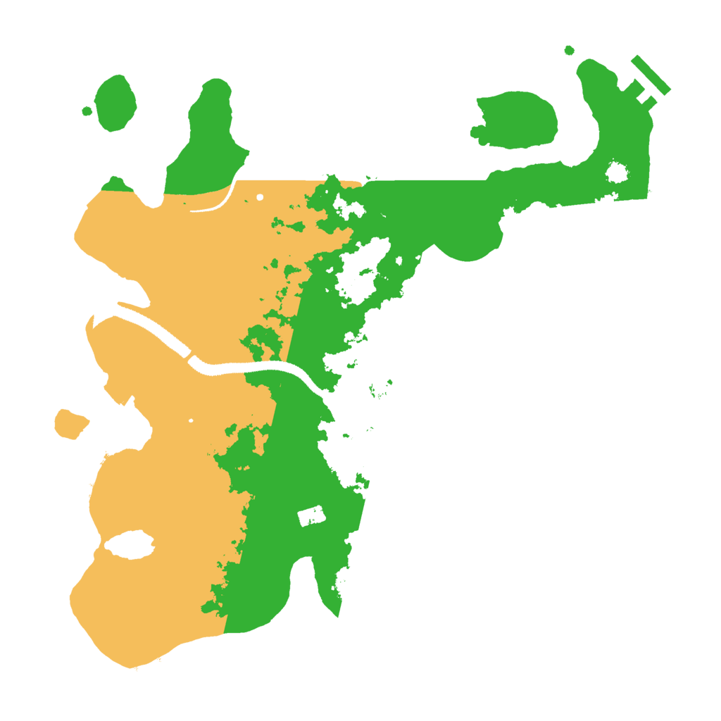 Biome Rust Map: Procedural Map, Size: 3000, Seed: 604555748