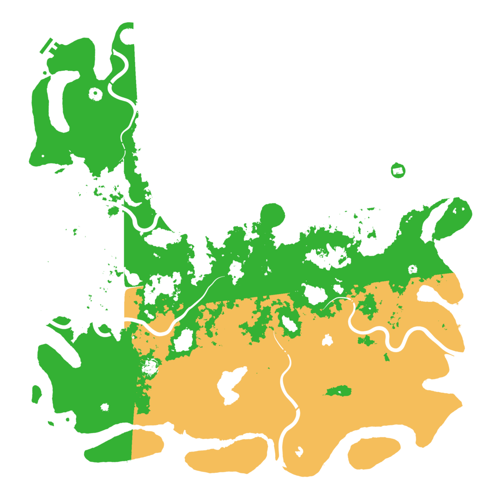 Biome Rust Map: Procedural Map, Size: 5500, Seed: 138983384
