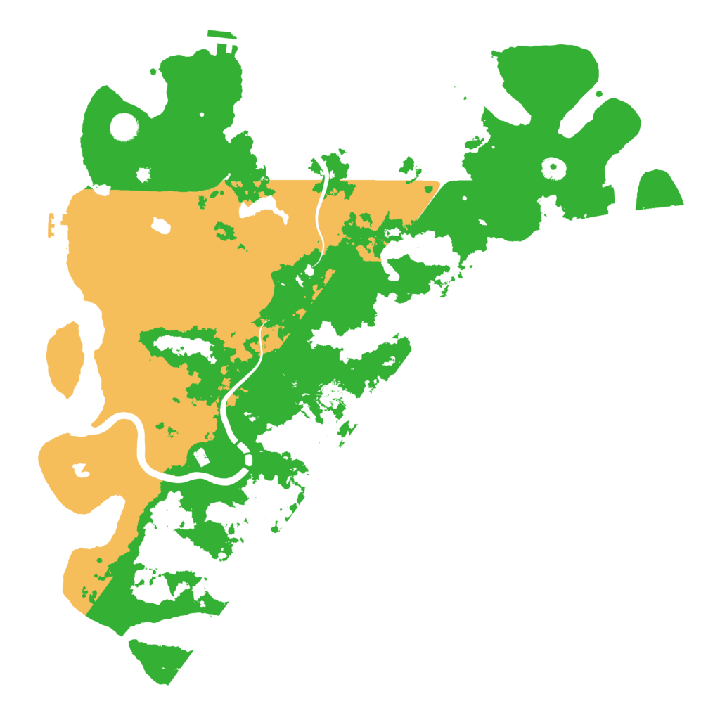 Biome Rust Map: Procedural Map, Size: 4500, Seed: 916537636