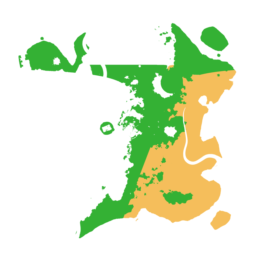 Biome Rust Map: Procedural Map, Size: 3200, Seed: 352165132