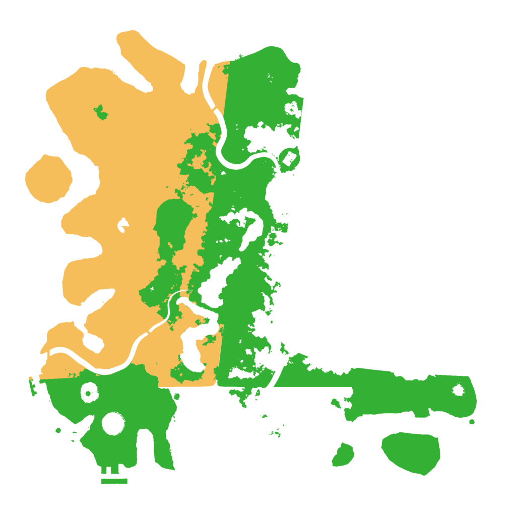 Biome Rust Map: Procedural Map, Size: 4000, Seed: 33152