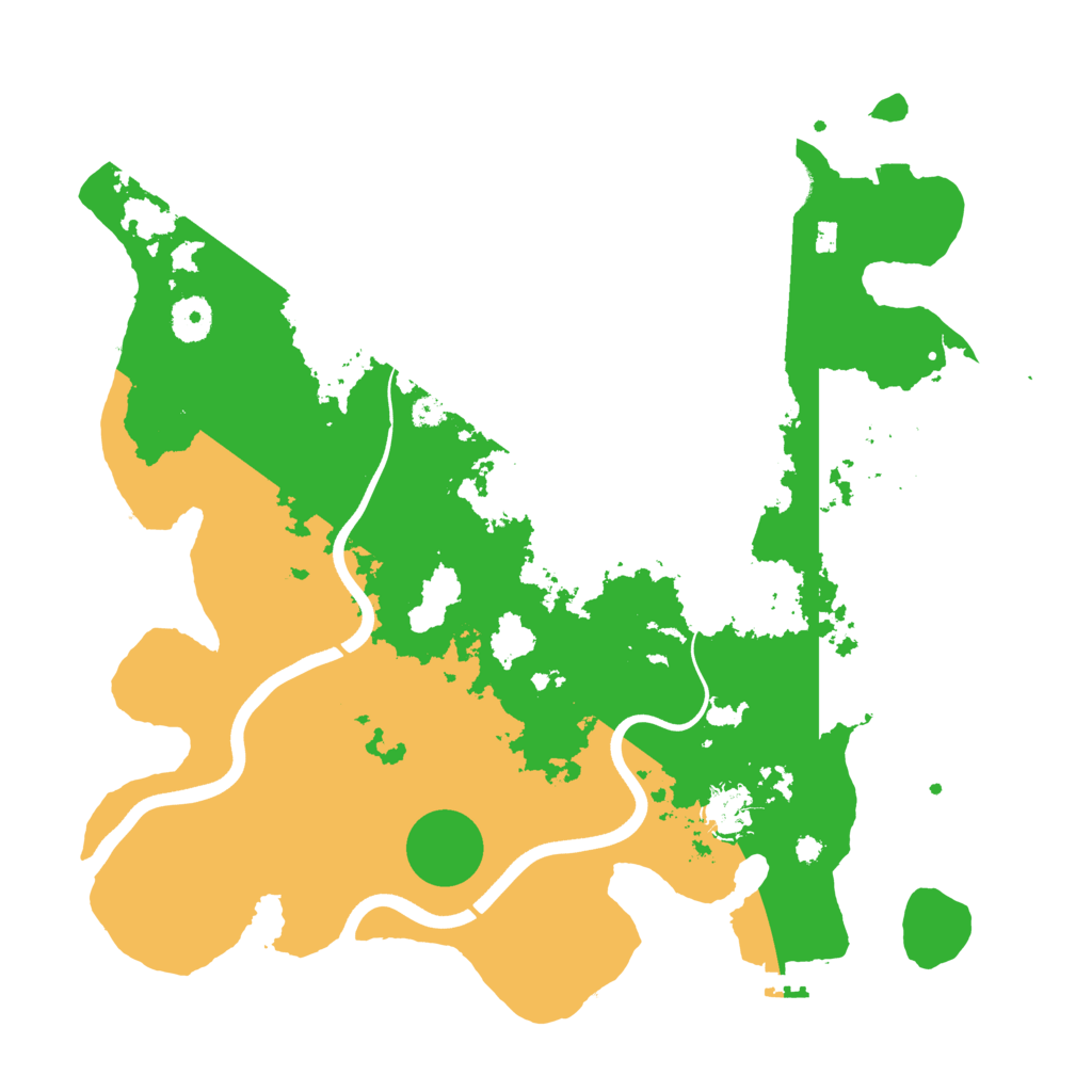 Biome Rust Map: Procedural Map, Size: 3750, Seed: 1002623647