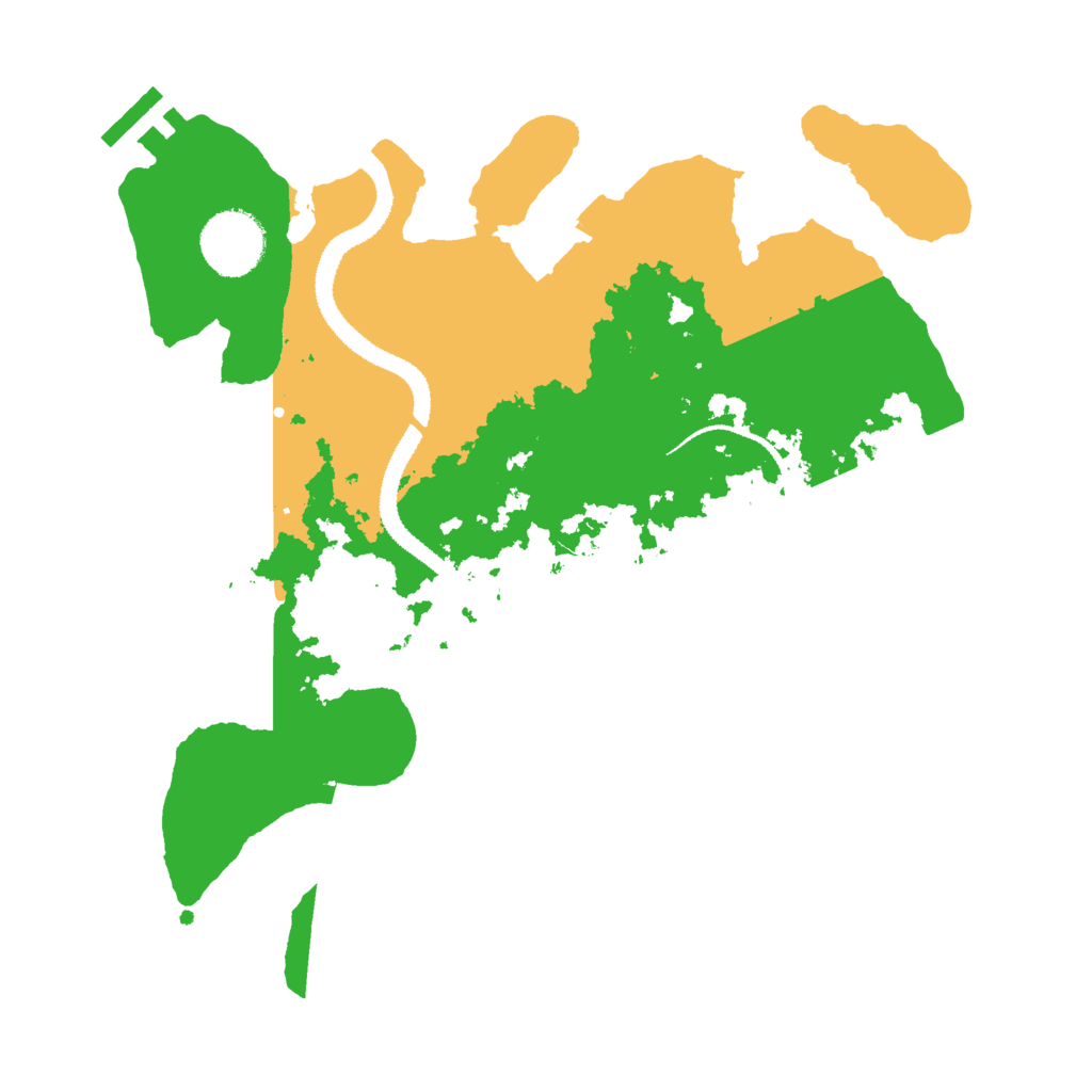 Biome Rust Map: Procedural Map, Size: 3000, Seed: 198745