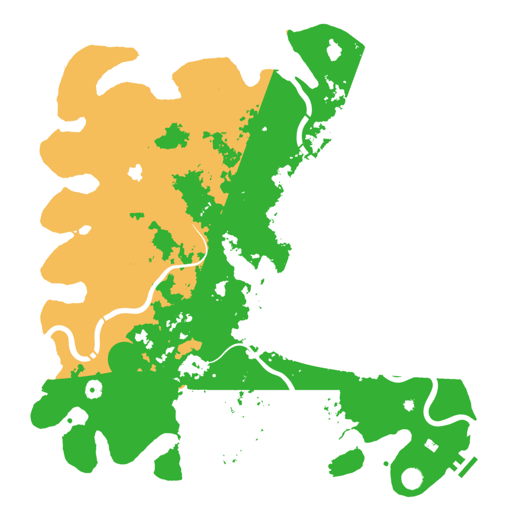 Biome Rust Map: Procedural Map, Size: 4250, Seed: 5213