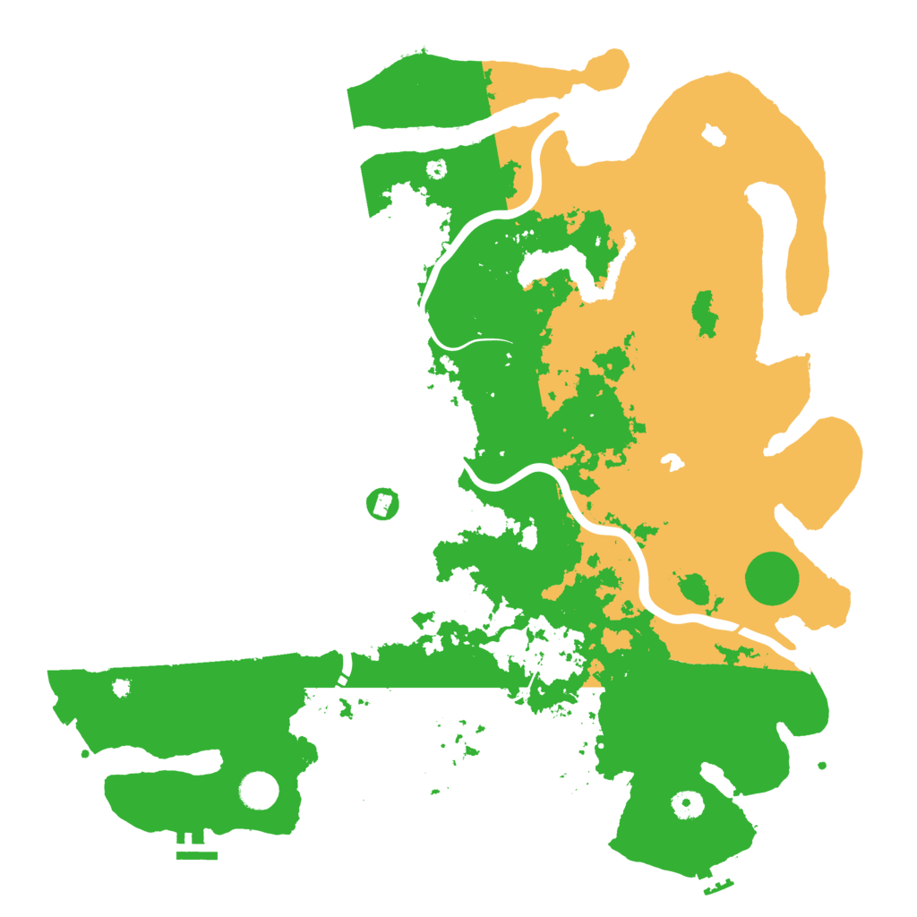 Biome Rust Map: Procedural Map, Size: 4500, Seed: 1184324943