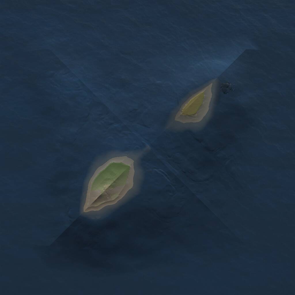 Rust Map: Procedural Map, Size: 1000, Seed: 483045702, 1 Monuments