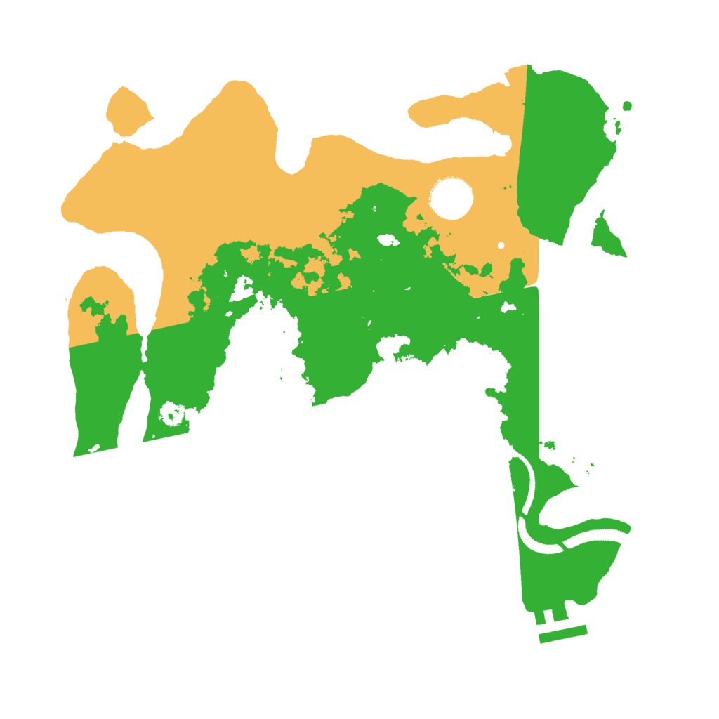 Biome Rust Map: Procedural Map, Size: 3000, Seed: 757155858