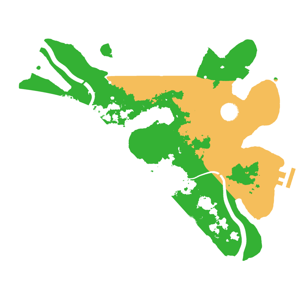 Biome Rust Map: Procedural Map, Size: 3000, Seed: 260769