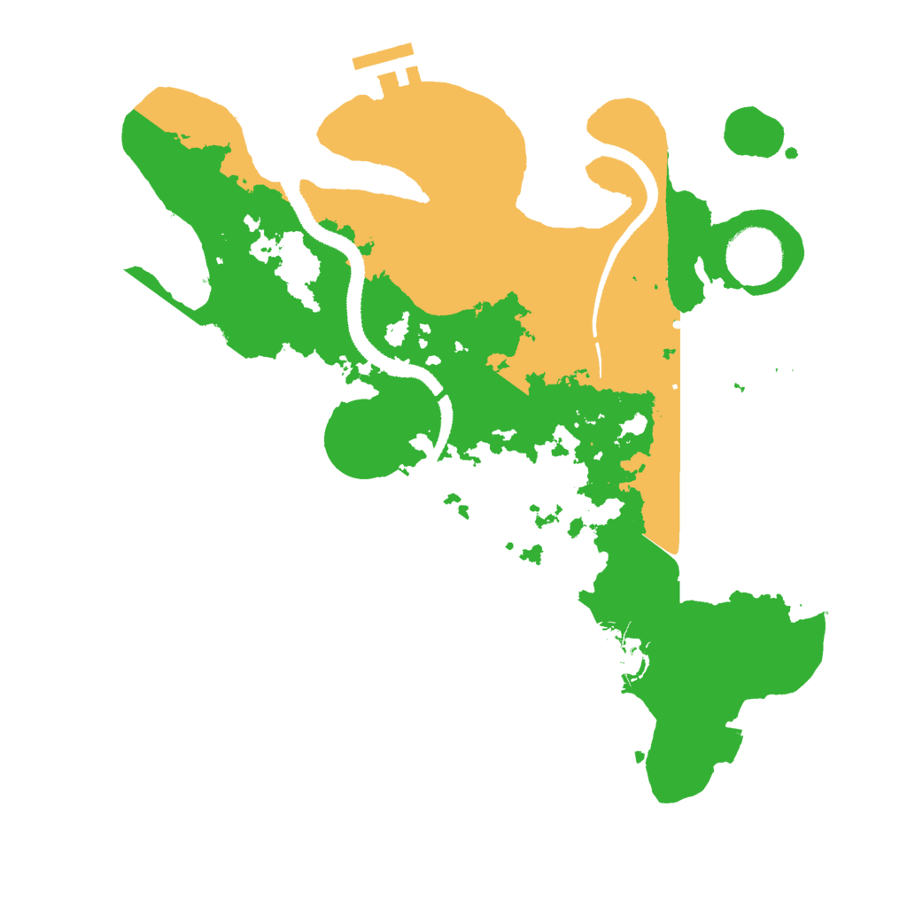 Biome Rust Map: Procedural Map, Size: 3000, Seed: 117154075