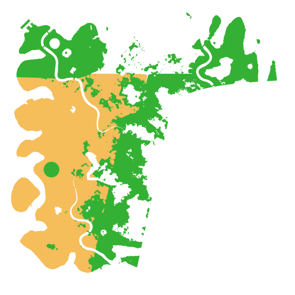 Biome Rust Map: Procedural Map, Size: 5000, Seed: 1551243815