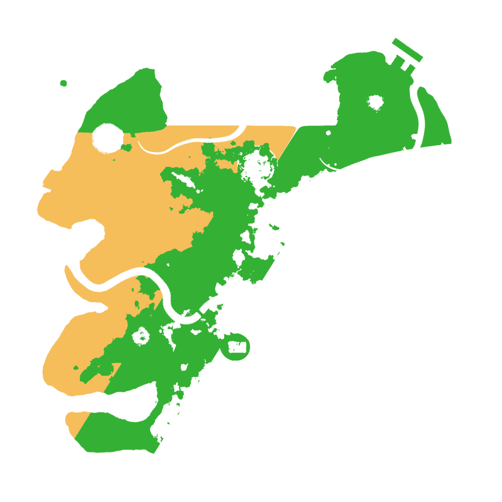 Biome Rust Map: Procedural Map, Size: 3000, Seed: 285562645