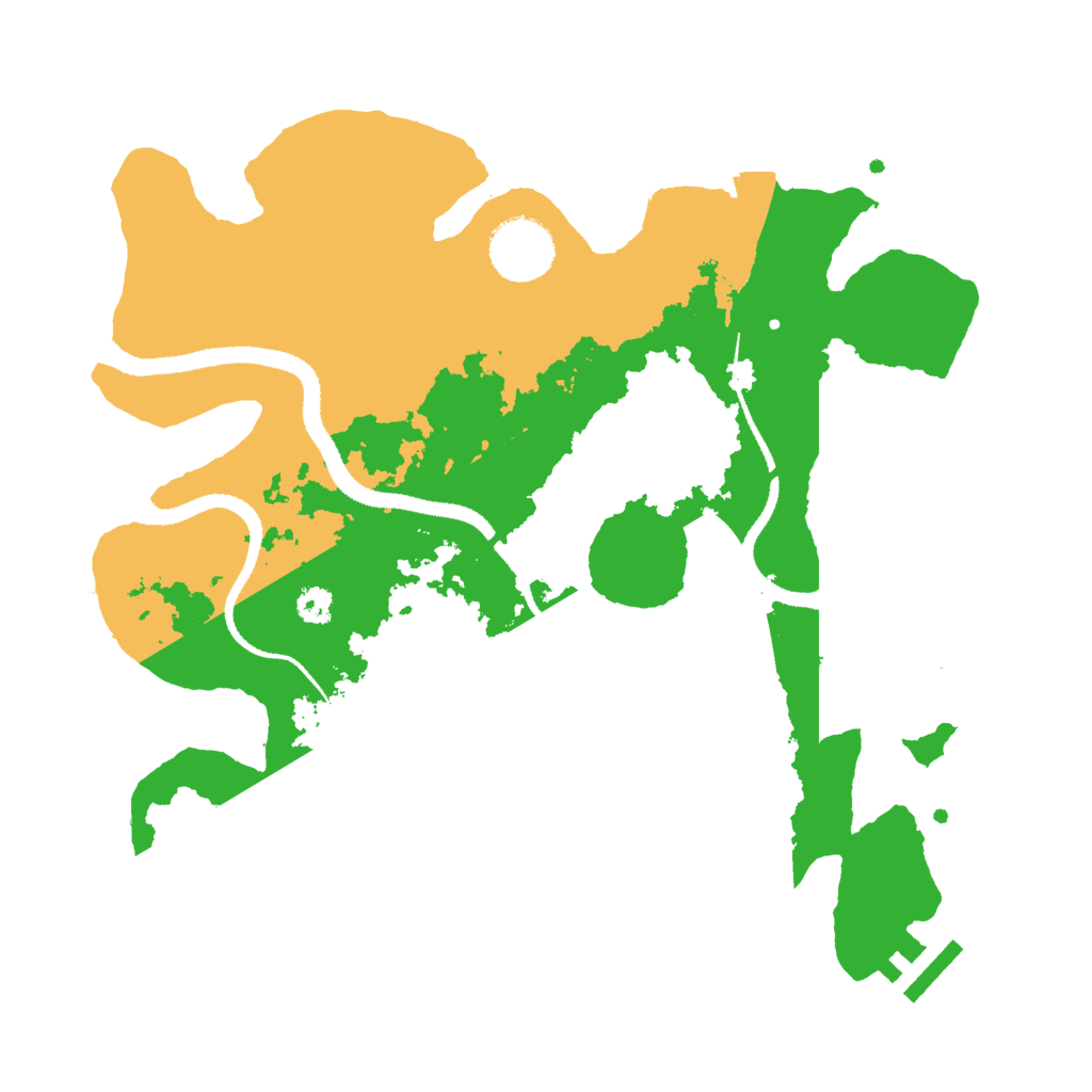 Biome Rust Map: Procedural Map, Size: 3000, Seed: 349167