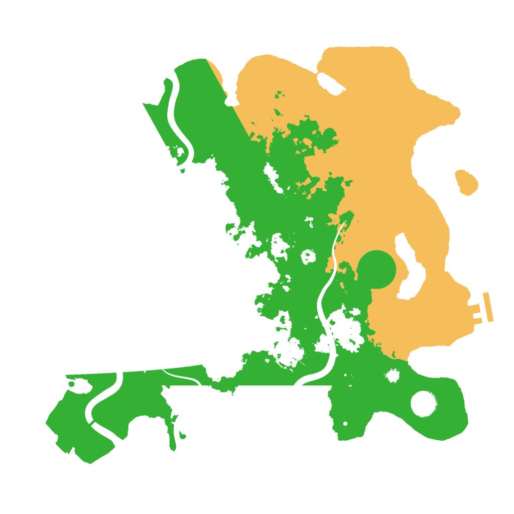 Biome Rust Map: Procedural Map, Size: 3511, Seed: 649861369