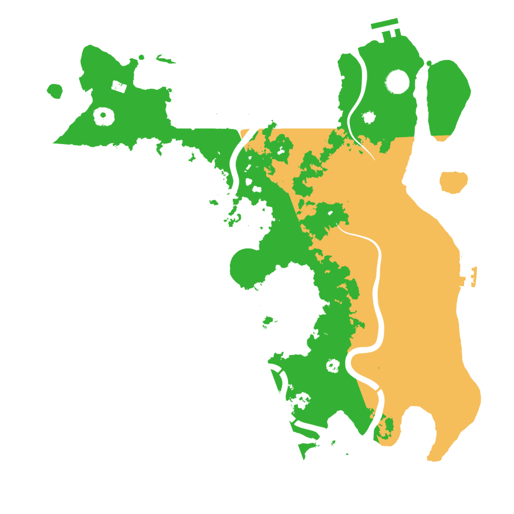 Biome Rust Map: Procedural Map, Size: 3800, Seed: 1904694597