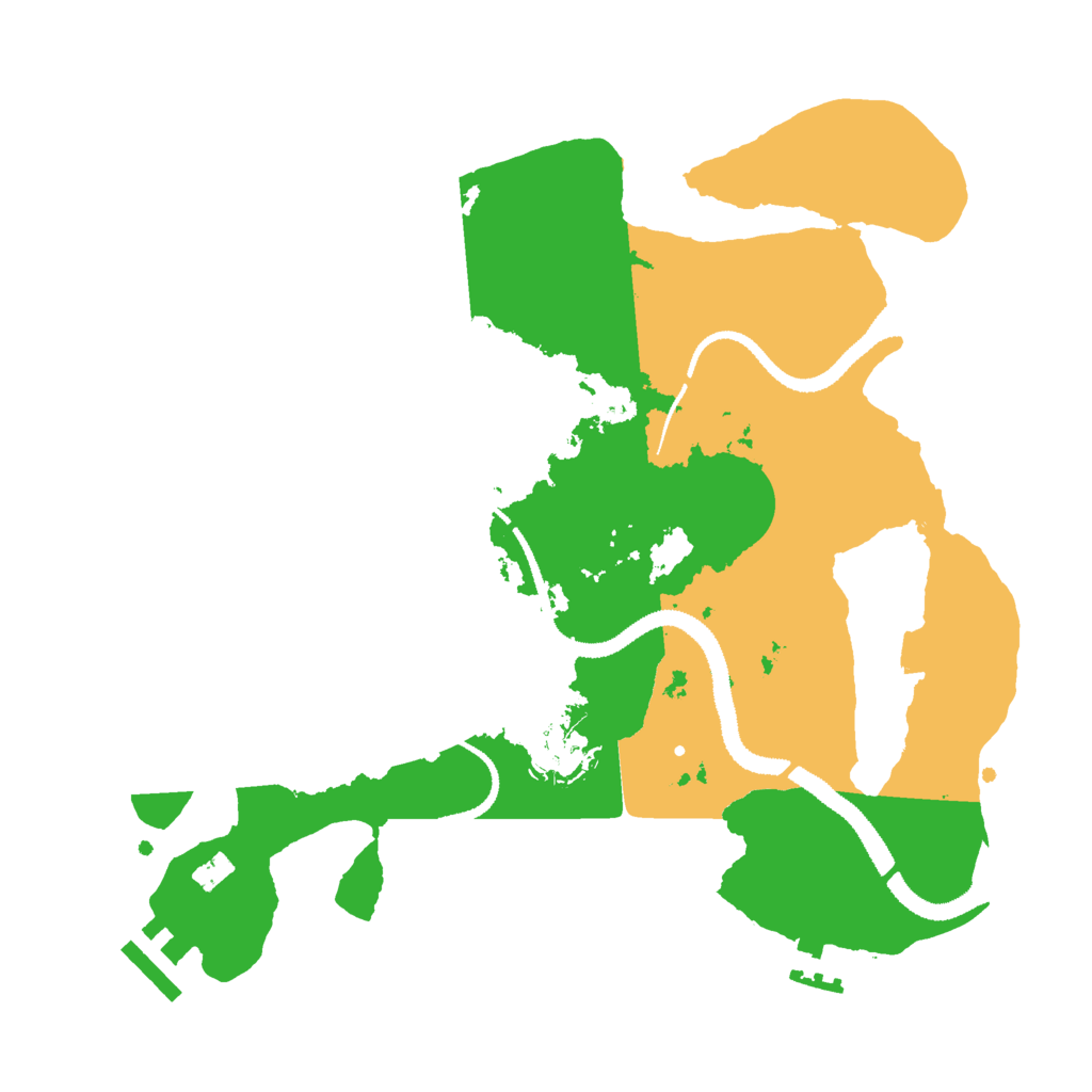 Biome Rust Map: Procedural Map, Size: 3000, Seed: 828934
