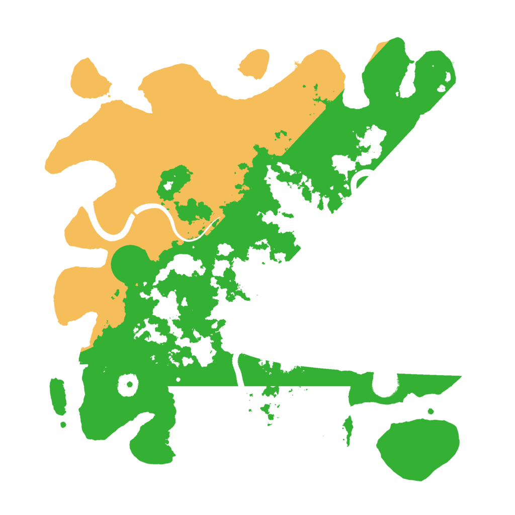 Biome Rust Map: Procedural Map, Size: 3500, Seed: 365257393