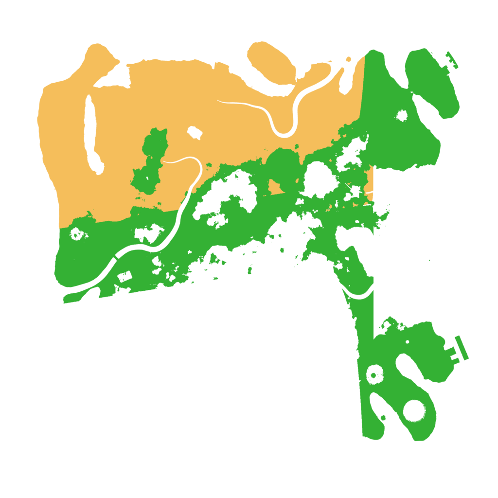 Biome Rust Map: Procedural Map, Size: 4000, Seed: 3453445