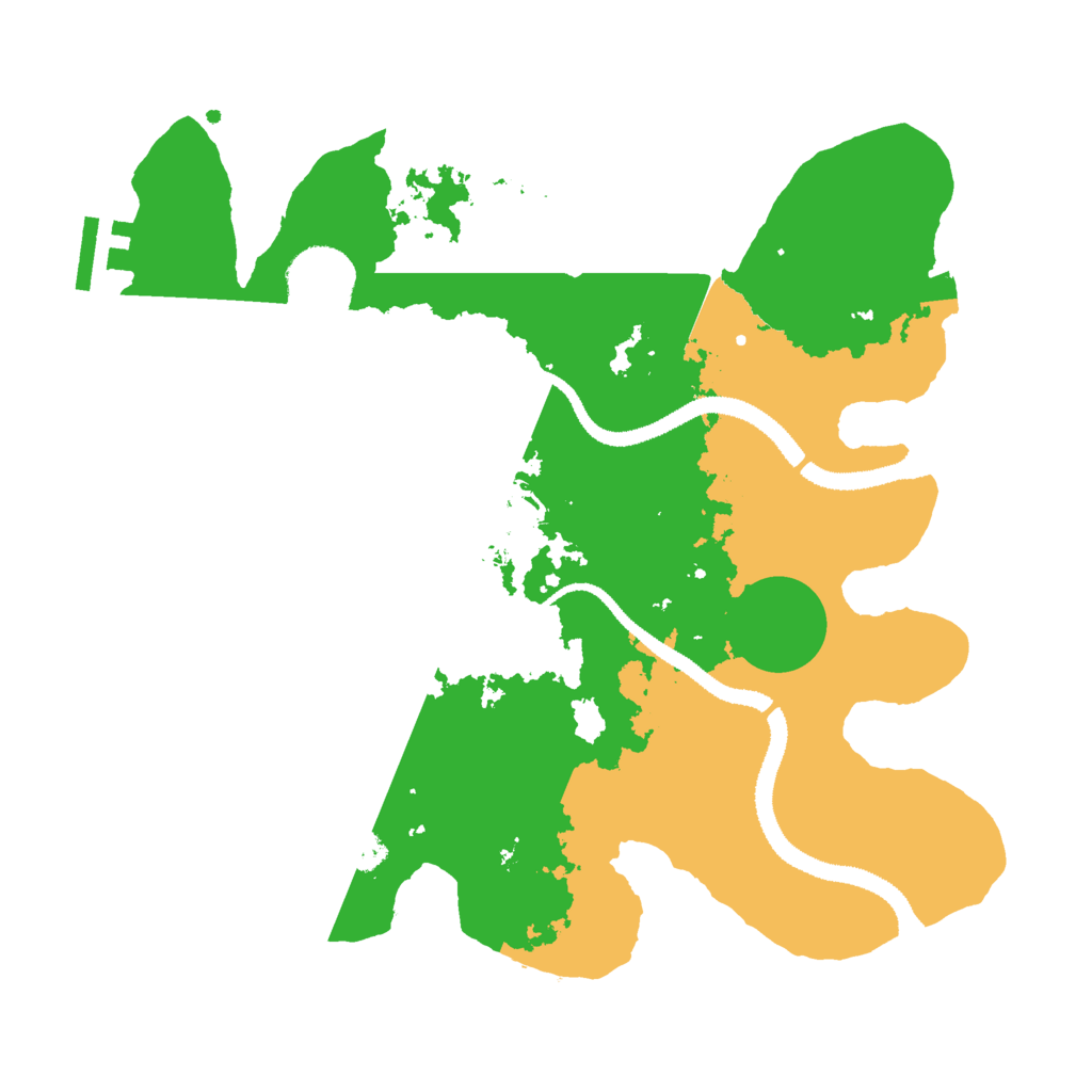 Biome Rust Map: Procedural Map, Size: 3000, Seed: 896066050