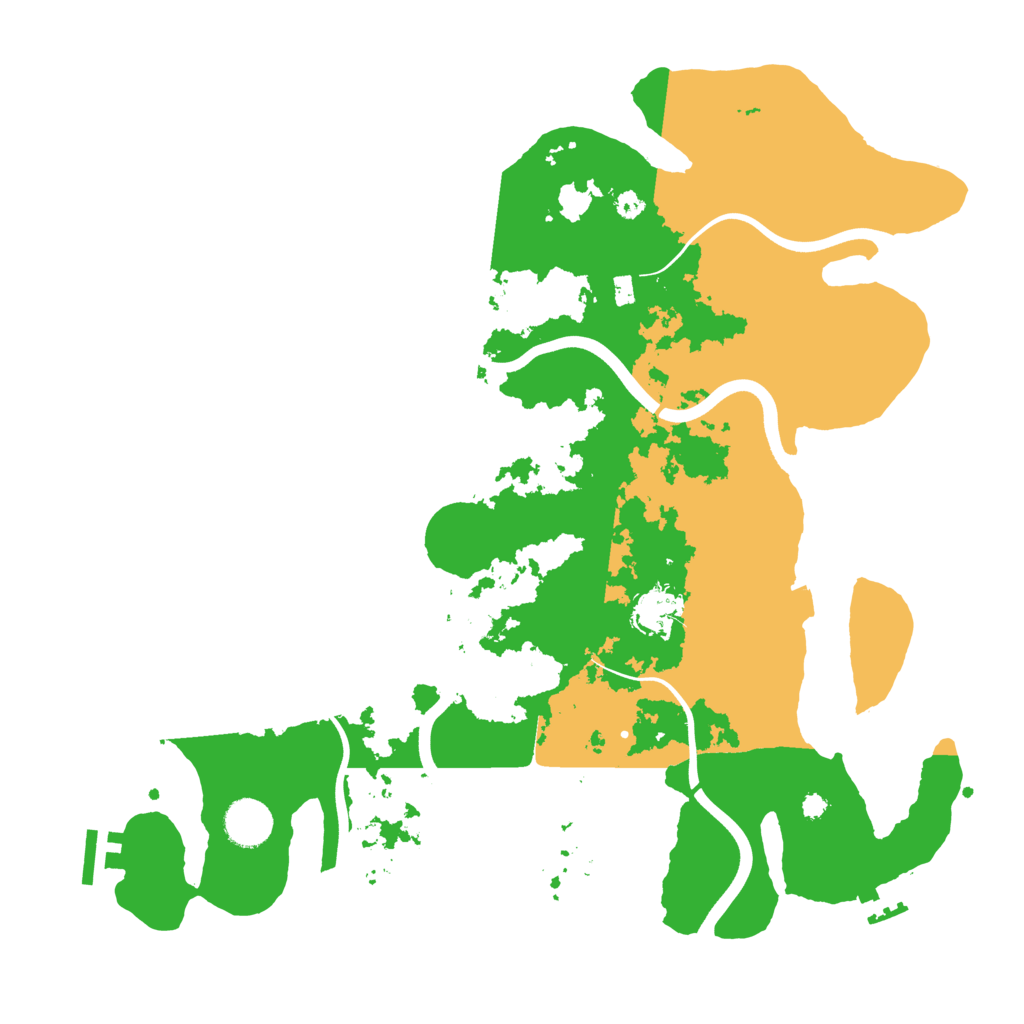 Biome Rust Map: Procedural Map, Size: 3750, Seed: 7364