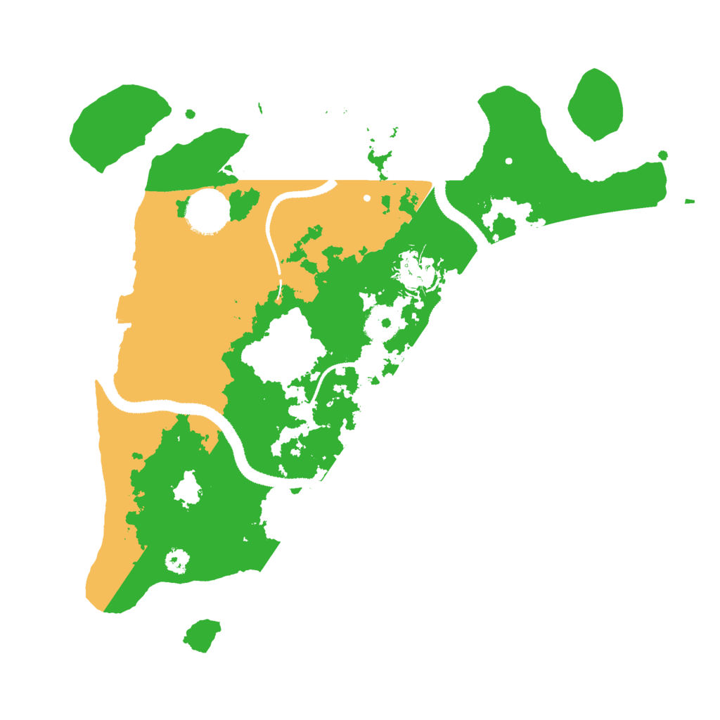 Biome Rust Map: Procedural Map, Size: 3000, Seed: 953811542