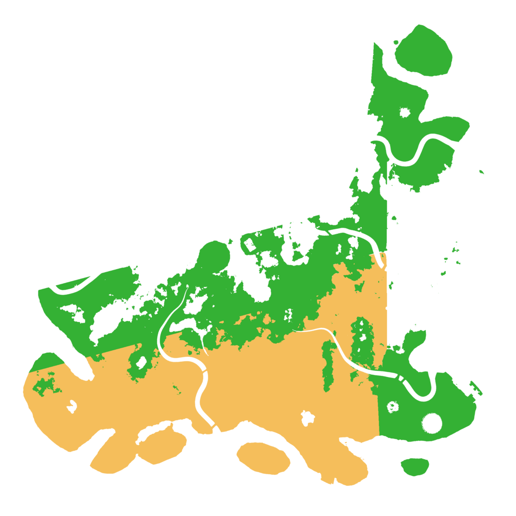 Biome Rust Map: Procedural Map, Size: 4500, Seed: 589650475