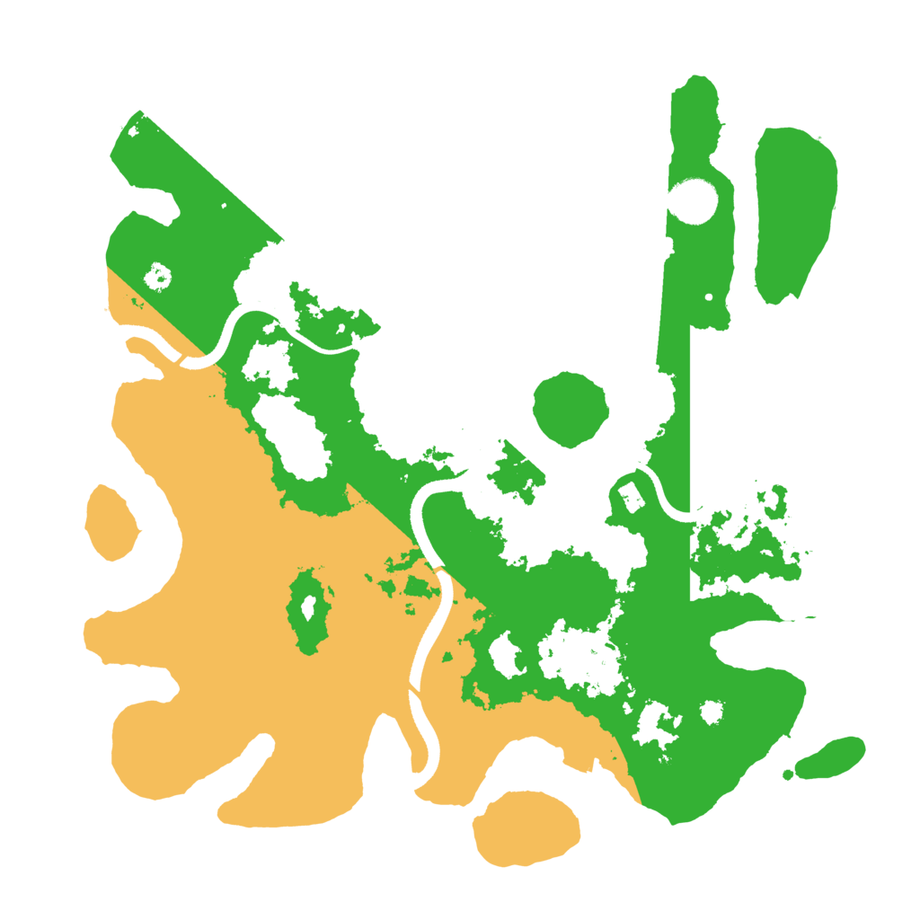 Biome Rust Map: Procedural Map, Size: 3500, Seed: 653655087