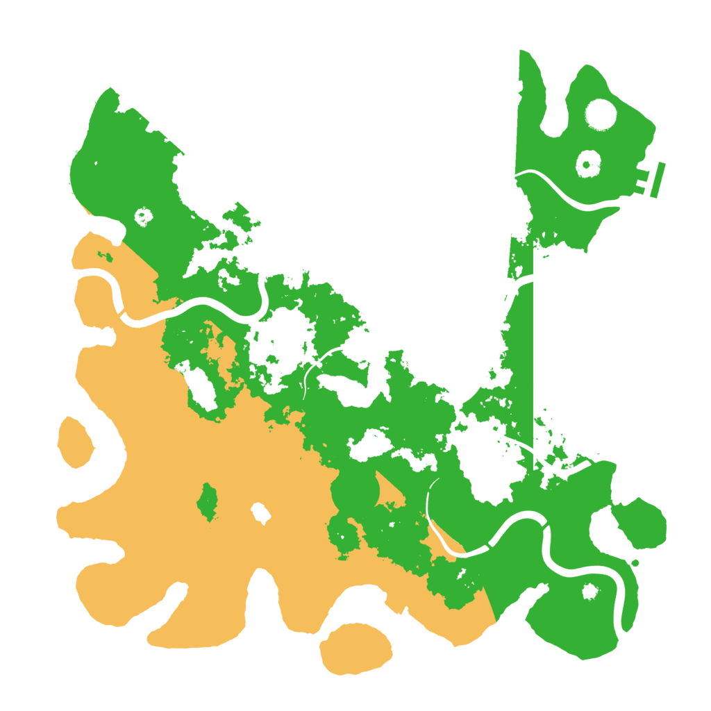 Biome Rust Map: Procedural Map, Size: 4000, Seed: 653655087