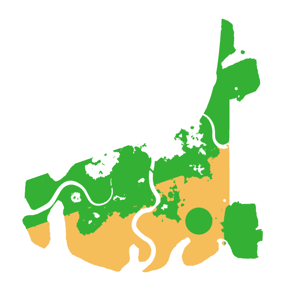 Biome Rust Map: Procedural Map, Size: 3000, Seed: 1613663786