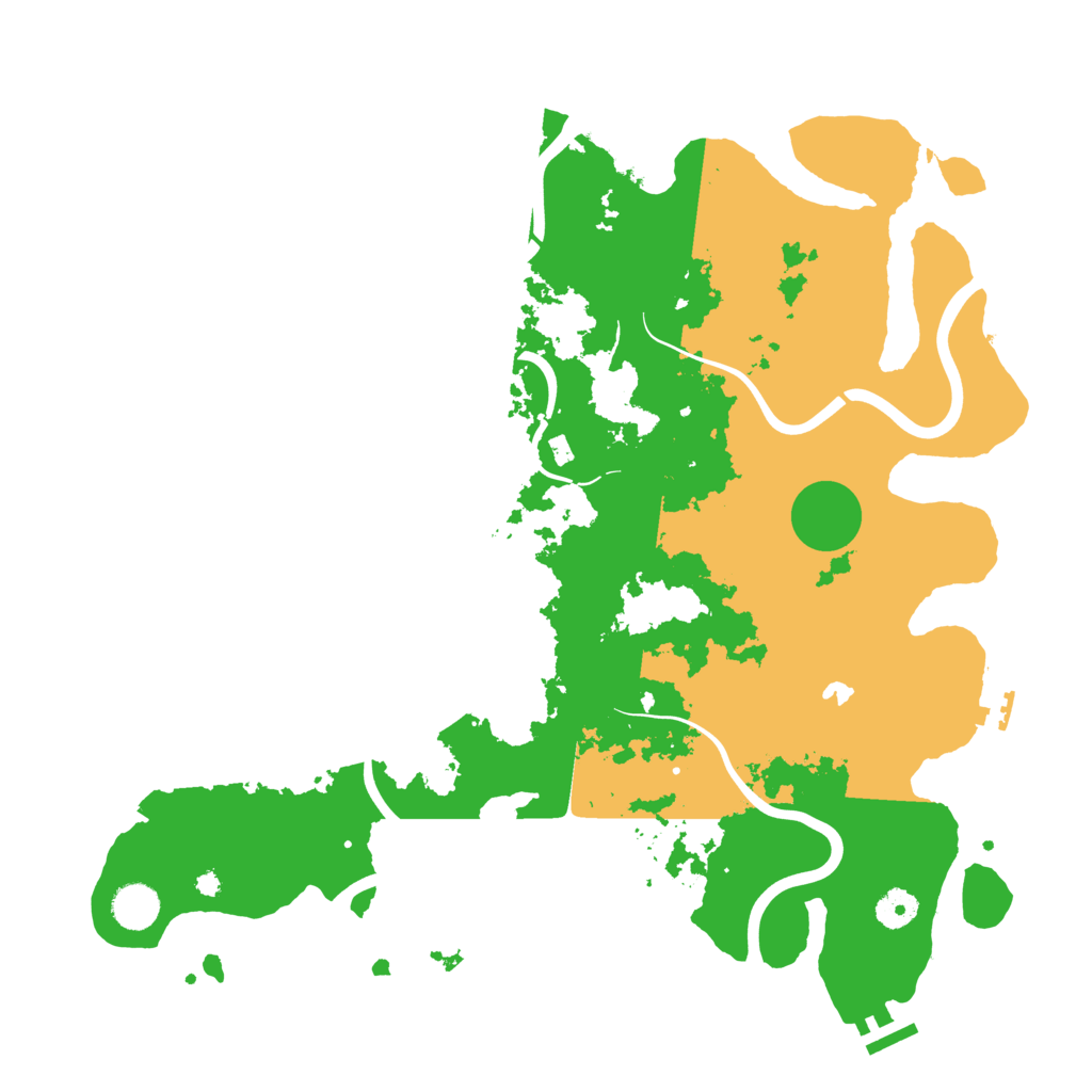 Biome Rust Map: Procedural Map, Size: 4096, Seed: 490211605