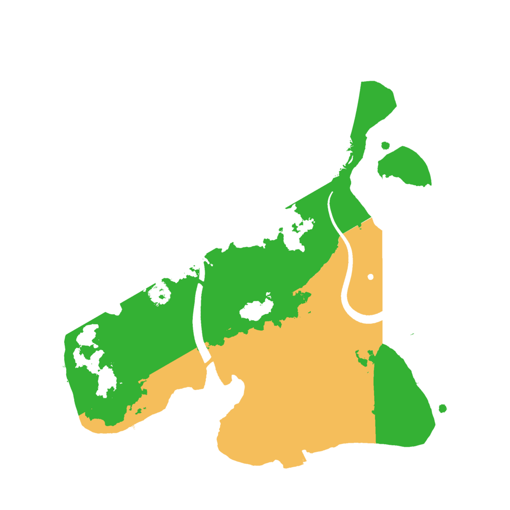 Biome Rust Map: Procedural Map, Size: 2500, Seed: 954872996