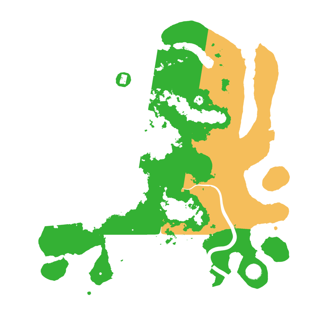 Biome Rust Map: Procedural Map, Size: 3500, Seed: 862074411