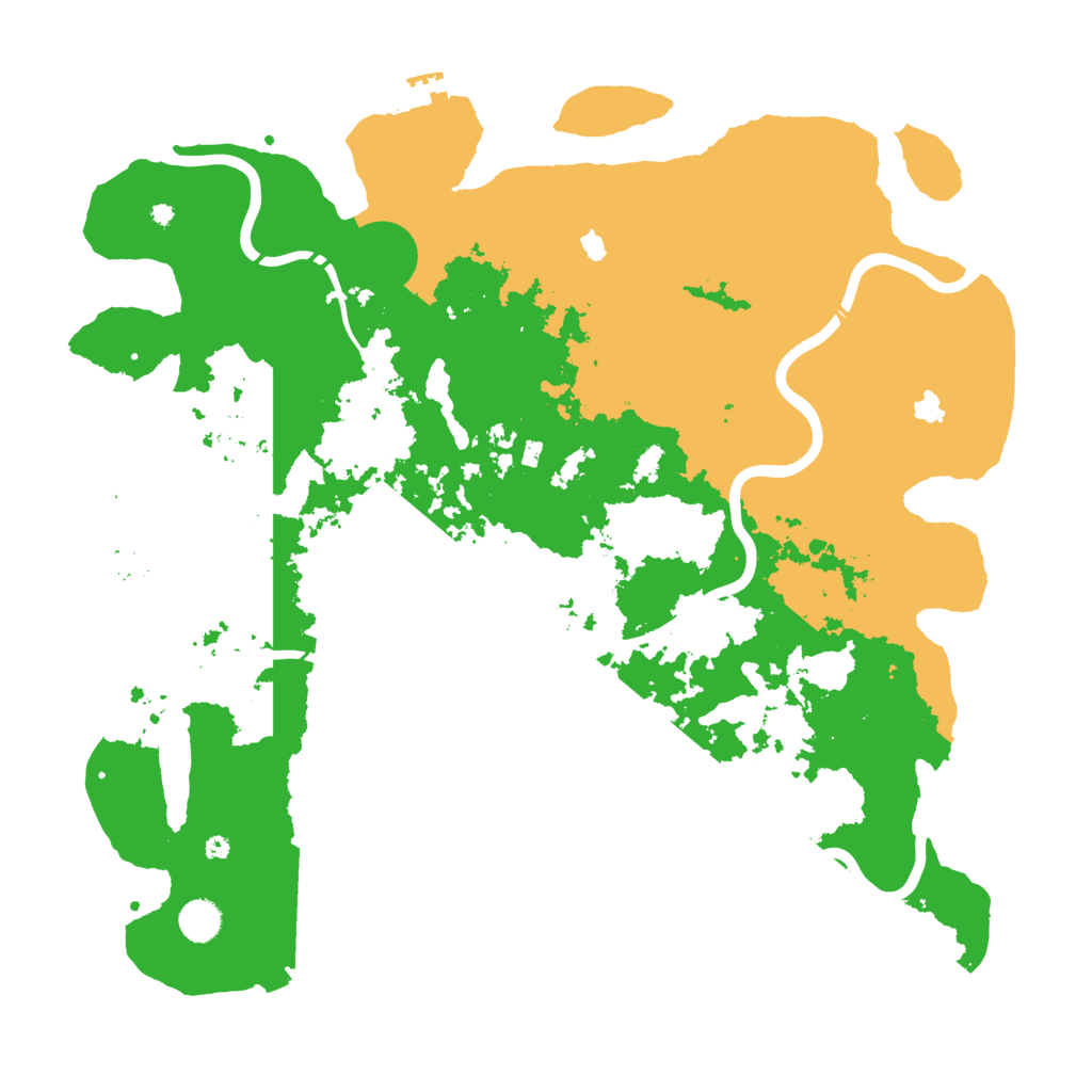 Biome Rust Map: Procedural Map, Size: 4500, Seed: 16542806