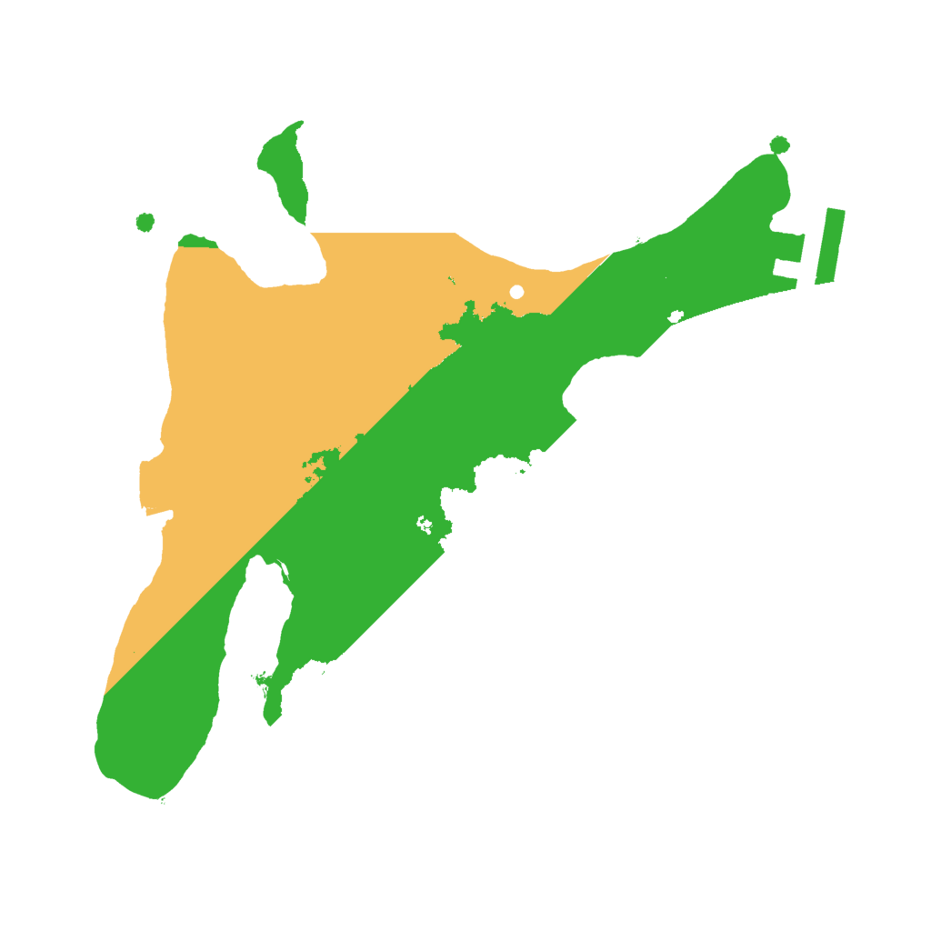 Biome Rust Map: Procedural Map, Size: 2000, Seed: 51483