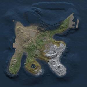 Thumbnail Rust Map: Procedural Map, Size: 2000, Seed: 51483, 6 Monuments