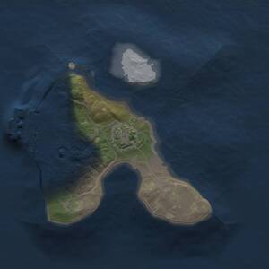 Thumbnail Rust Map: Procedural Map, Size: 1500, Seed: 7689, 3 Monuments
