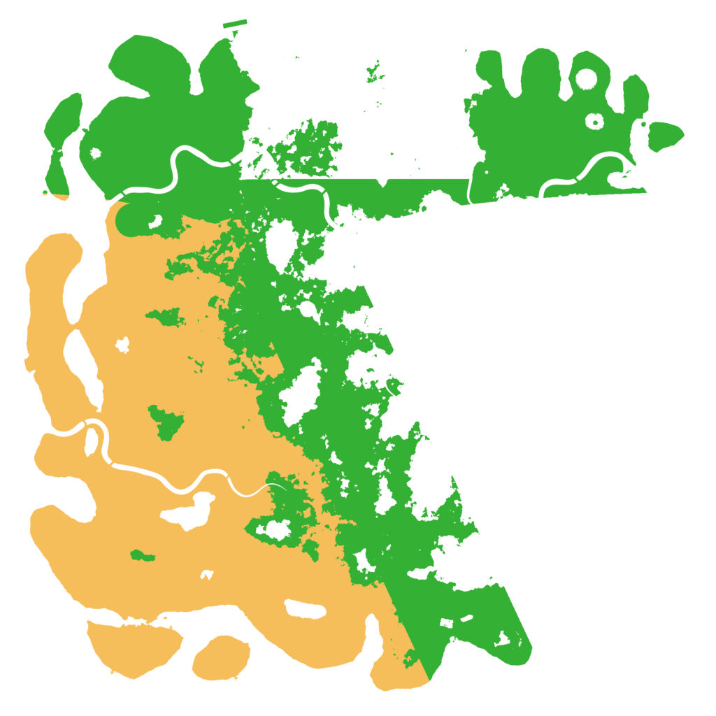 Biome Rust Map: Procedural Map, Size: 6000, Seed: 2694