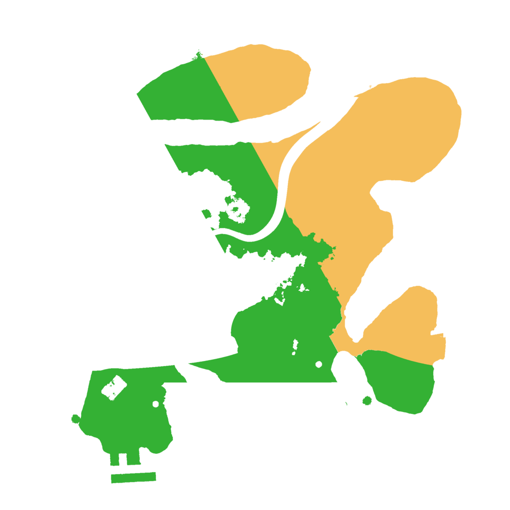 Biome Rust Map: Procedural Map, Size: 2300, Seed: 50001