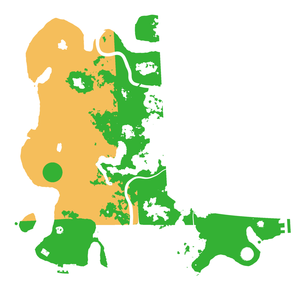 Biome Rust Map: Procedural Map, Size: 4000, Seed: 70485904