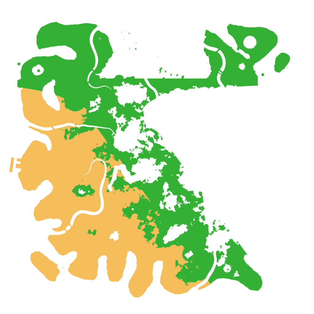Biome Rust Map: Procedural Map, Size: 4300, Seed: 790788