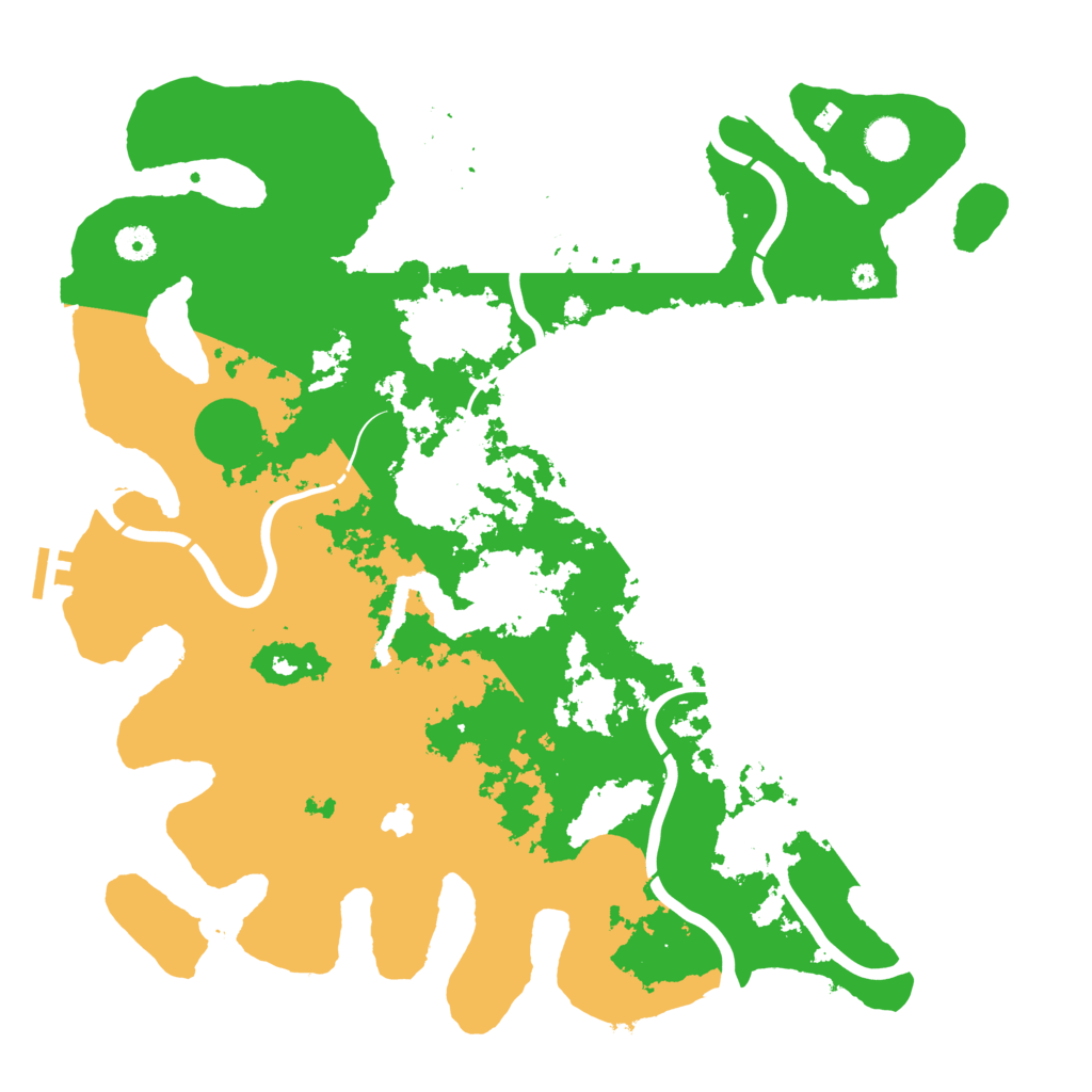 Biome Rust Map: Procedural Map, Size: 4300, Seed: 790788