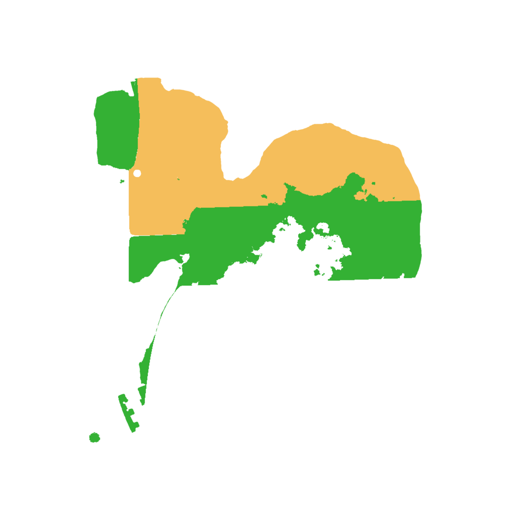 Biome Rust Map: Procedural Map, Size: 2000, Seed: 340759545