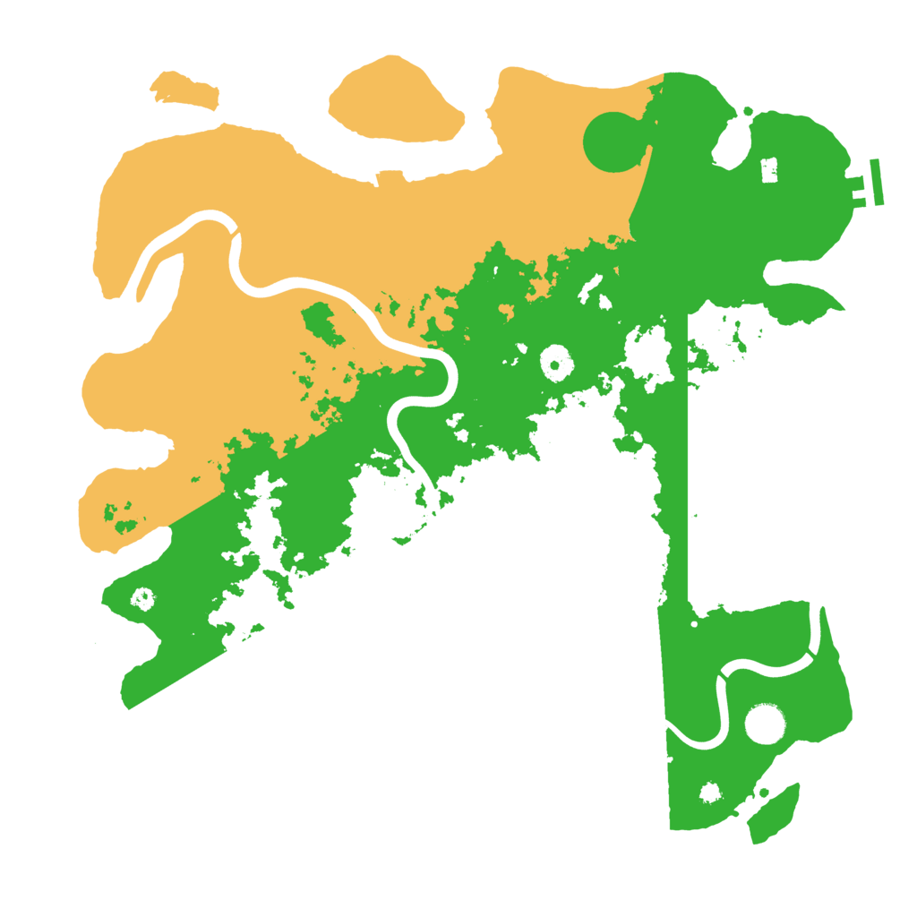 Biome Rust Map: Procedural Map, Size: 3990, Seed: 1798433377