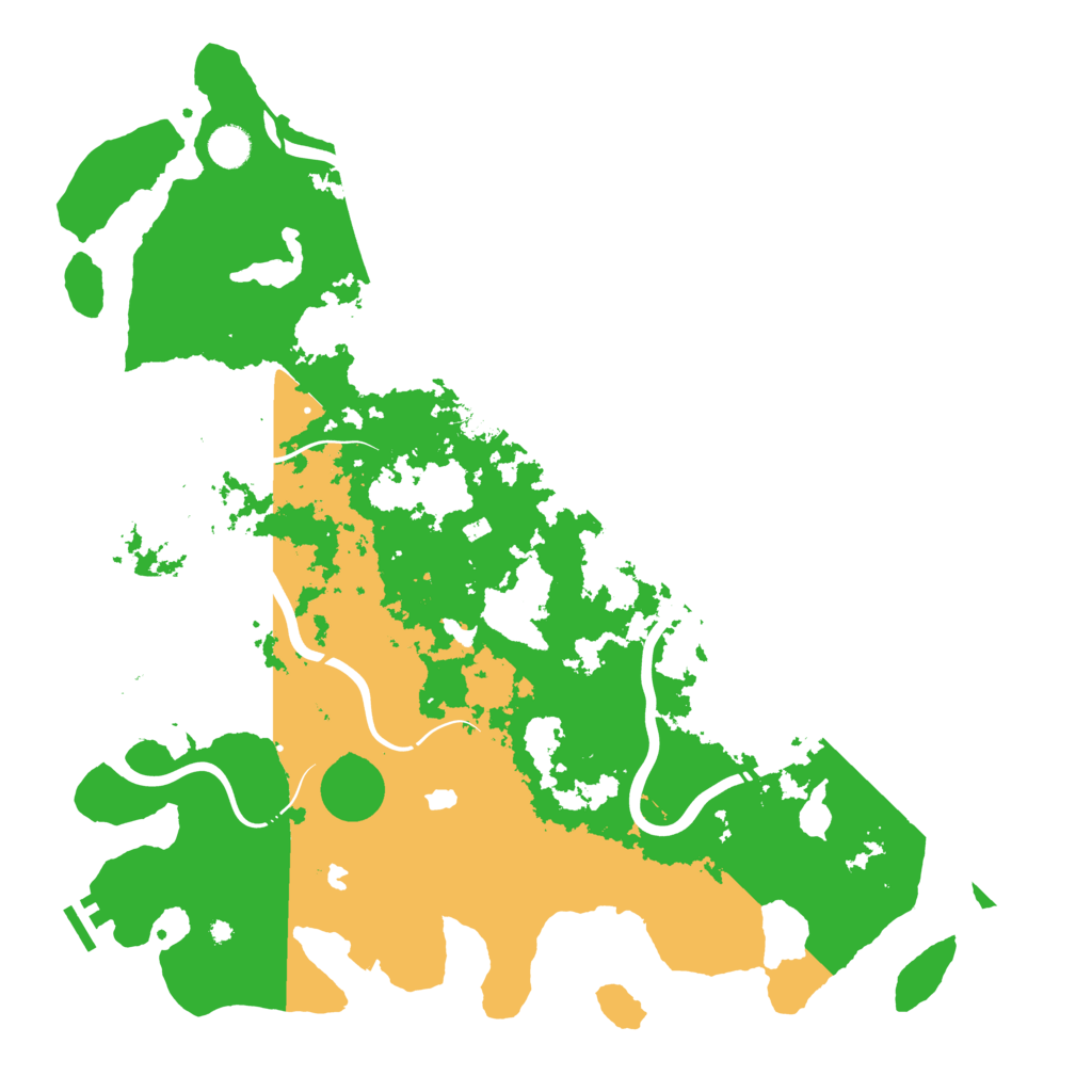 Biome Rust Map: Procedural Map, Size: 4500, Seed: 9108