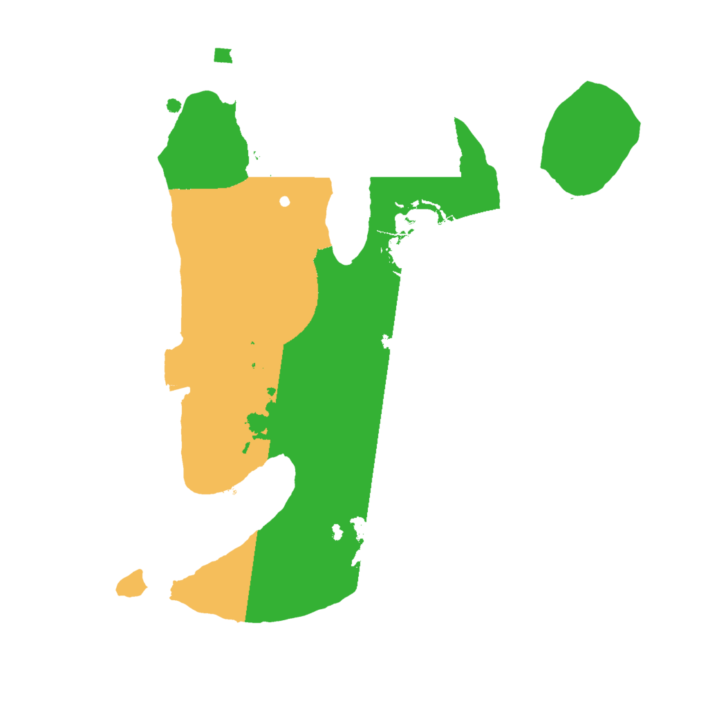 Biome Rust Map: Procedural Map, Size: 2000, Seed: 1007673586