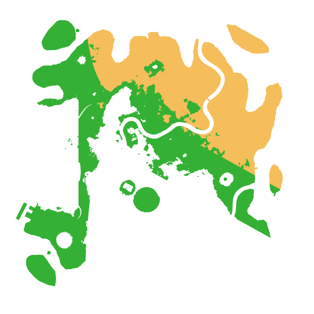 Biome Rust Map: Procedural Map, Size: 3500, Seed: 1916256637