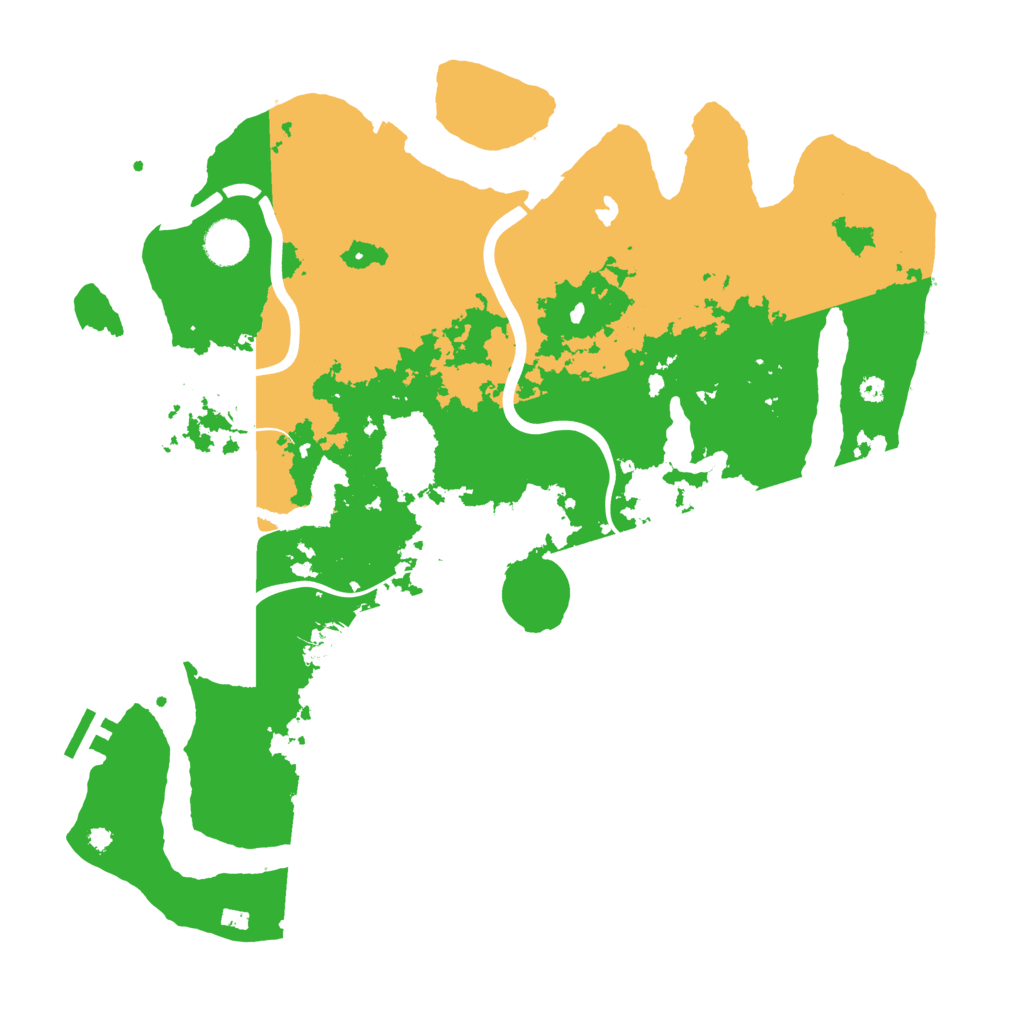 Biome Rust Map: Procedural Map, Size: 4000, Seed: 1832225822