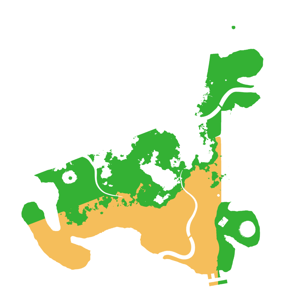Biome Rust Map: Procedural Map, Size: 3250, Seed: 509396376